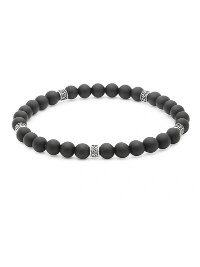 Effy Men's Black Onyx And Sterling Silver Bracelet