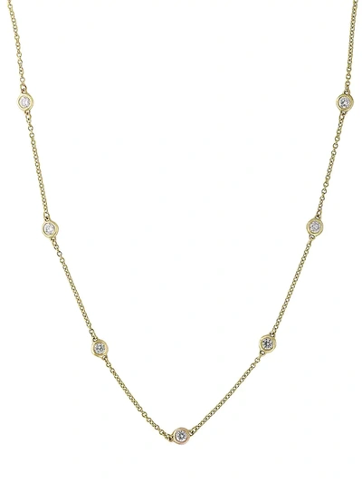 Effy Women's Super Buy 14k Yellow Gold And Diamonds Necklace