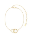 SAKS FIFTH AVENUE WOMEN'S 14K GOLD DOUBLE TWIST ANKLET,0400097360933