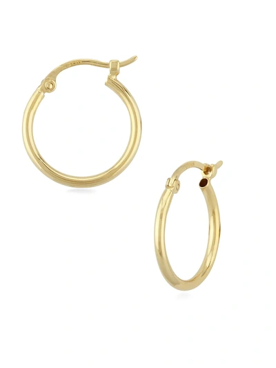 Saks Fifth Avenue Women's 14k Gold Hoop Earrings