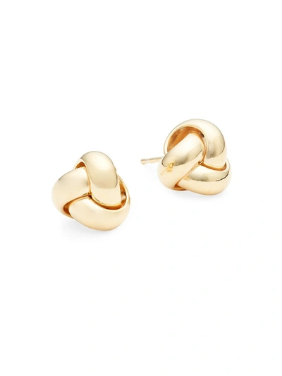 Saks Fifth Avenue Women's 14k Yellow Gold Love Knot Stud Earrings