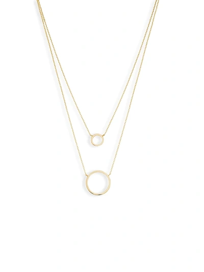 Saks Fifth Avenue Women's 14k Yellow Gold Double Layer Necklace