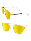 Aqs Unisex Emery 59mm Polarized Sunglasses In Gold