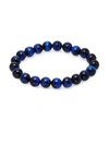 Jean Claude Men's Tiger Eye Bracelet In Blue