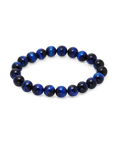 Jean Claude Men's Tiger Eye Bracelet In Blue