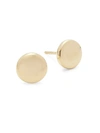 Saks Fifth Avenue Women's 14k Yellow Gold Flat Earrings