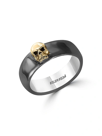 Effy Men's Sterling Silver Skull Ring