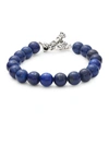 King Baby Studio Men's Lapis & Stainless Steel Toggle Bracelet In Neutral