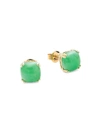 Effy Women's May Jade & 14k Yellow Gold Stud Earrings In Jade