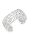 Adriana Orsini Women's Crystal Floral Cuff Bracelet In Neutral