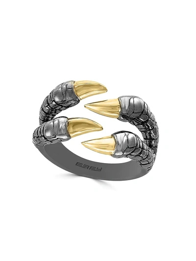 Effy Men's 18k Goldplated Sterling Silver Ring