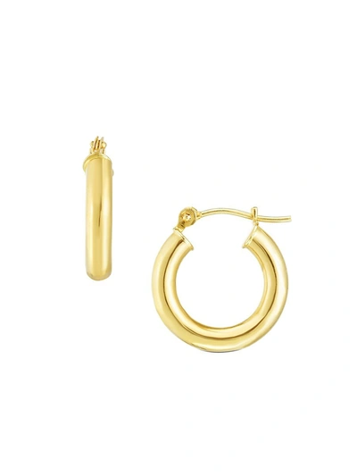 Saks Fifth Avenue Women's 14k Yellow Gold Tube Hoop Earrings