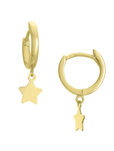 Saks Fifth Avenue Women's 14k Yellow Gold Star Huggies Earring