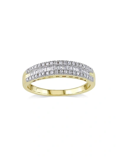 Sonatina Women's 14k Yellow Gold & Diamond Ring
