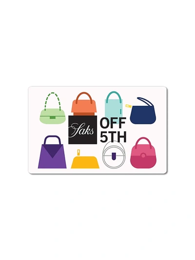 Saks Fifth Avenue Off 5th Handbag Gift Card In Neutral