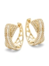 Effy Women's 14k Yellow Gold & 0.6 Tcw Diamond Huggies Earrings In Yellow Gold