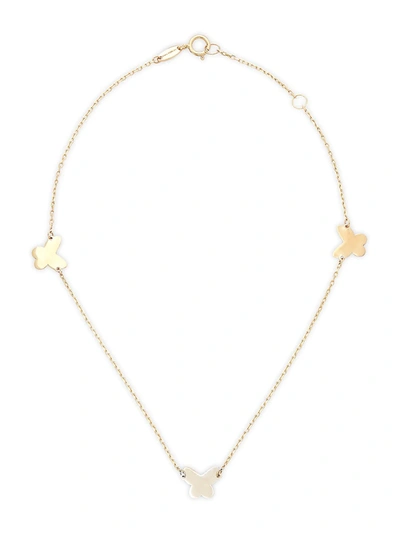 Saks Fifth Avenue Women's 14k Yellow Gold Butterfly Anklet