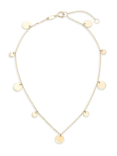 Saks Fifth Avenue Women's 14k Yellow Gold Disc Anklet