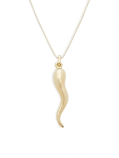 Saks Fifth Avenue Women's 14k Yellow Gold Pendant Necklace