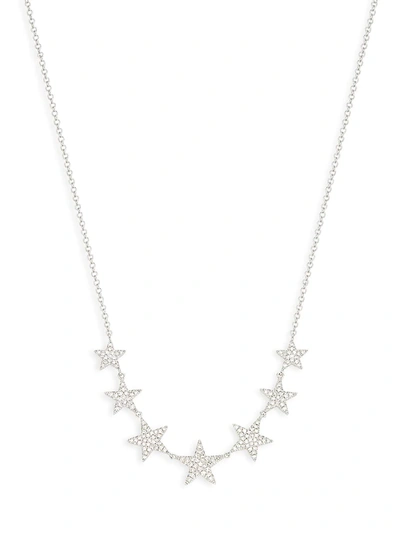 Saks Fifth Avenue Women's 14k White Gold & Diamond Charm Necklace