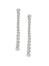 SAKS FIFTH AVENUE WOMEN'S 14K WHITE GOLD & DIAMOND DROP EARRINGS,0400011453644