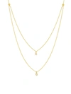 Saks Fifth Avenue Women's 14k Yellow Gold & Diamond Multi-strand Necklace