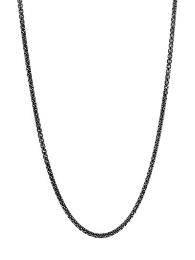 Effy Men's Sterling Silver Box Chain Necklace