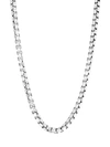 EFFY MEN'S STERLING SILVER ROUND BOX CHAIN NECKLACE,0400011534689