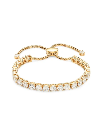 Adriana Orsini Women's Goldtone & Crystal Bolo Bracelet In Neutral