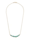 Ippolita Women's Prisma 18k Yellow Gold Turqouise, Diamond & Multi-stone Bar Pendant Necklace