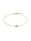 Saks Fifth Avenue Women's 14k Yellow Gold & Enamel Evil Eye Bracelet In Yellow Gold
