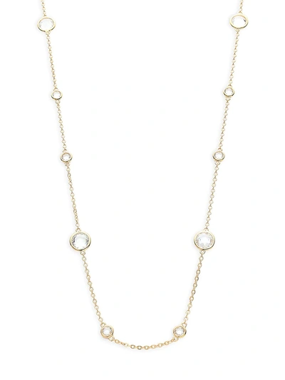 Adriana Orsini Women's Goldtone & Crystal Station Necklace In Neutral