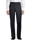 SAKS FIFTH AVENUE MADE IN ITALY MEN'S CLASSIC FIT FLAT-FRONT WOOL DRESS PANTS,0400010641744