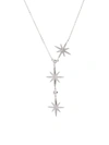 Eye Candy La Women's Brittany Northstar Rhodium Plated & Crystal Pendant Necklace In Neutral