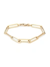 Saks Fifth Avenue Women's 14k Yellow Gold Paper Clip Link Bracelet In Gold