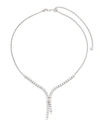 Adriana Orsini Women's Rhodium-plated Cubic Zirconia Necklace In White