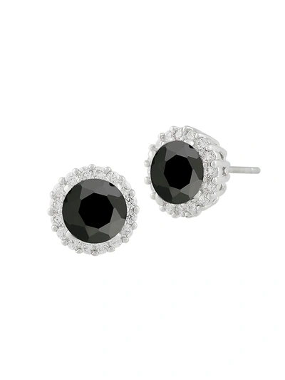 Jan-kou Jankuo Women's Cubic Zirconite Stud Earrings In Brass
