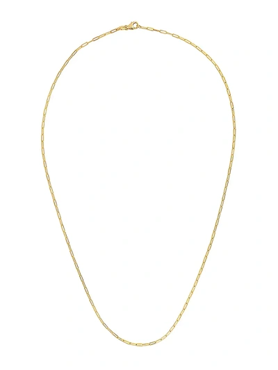 Saks Fifth Avenue Women's 14k Yellow Gold Paper Clip Chain Necklace