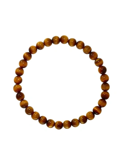 Effy Men's Tiger Eye Bead Bracelet In Metal