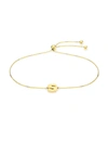 Saks Fifth Avenue Women's 14k Yellow Gold S Initial Bolo Bracelet