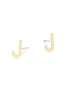Saks Fifth Avenue Women's 14k Yellow Gold 'j' Initial Earrings In Yellow Gold
