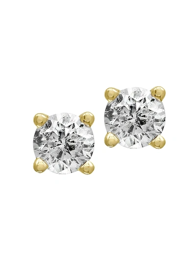 Effy Women's 14k Yellow Gold & 0.15 Tcw Diamond Stud Earrings