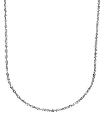 Saks Fifth Avenue Women's 14k White Gold Solid Perfectina Chain Necklace