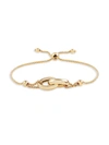 Saks Fifth Avenue Women's 14k Yellow Gold Bolo Bead Wheat Chain Bracelet