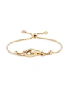 Saks Fifth Avenue Women's 14k Yellow Gold Bolo Bead Wheat Chain Bracelet In Yellow Gold