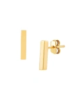 Saks Fifth Avenue Women's 14k Yellow Gold Polished Bar Stud Earrings In Yellow Gold