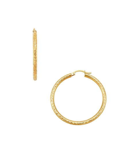 Saks Fifth Avenue Women's 2-piece 14k Yellow Gold Tube Hoop Earrings