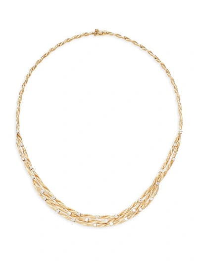 Effy Women's 14k Yellow Gold & Diamond Multi-strand Necklace