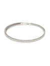 EFFY WOMEN'S 14K WHITE GOLD & DIAMOND BANGLE BRACELET,0400012544072