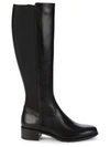 Aquatalia Women's Olidia Leather Knee-high Boots In Black